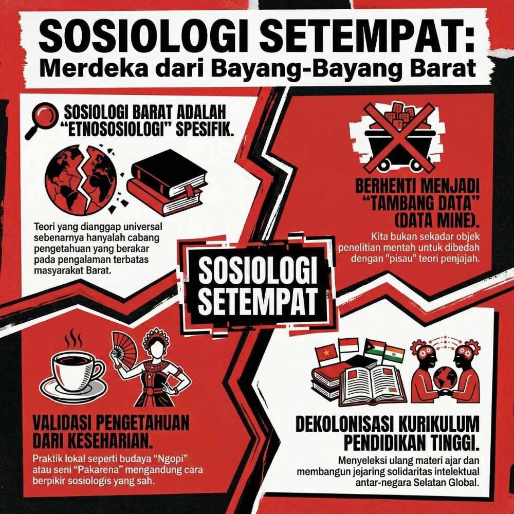 Dekolonisasi Epistemologi: Melampaui Etnososiologi Utara Global Menuju Sosiologi Setempat